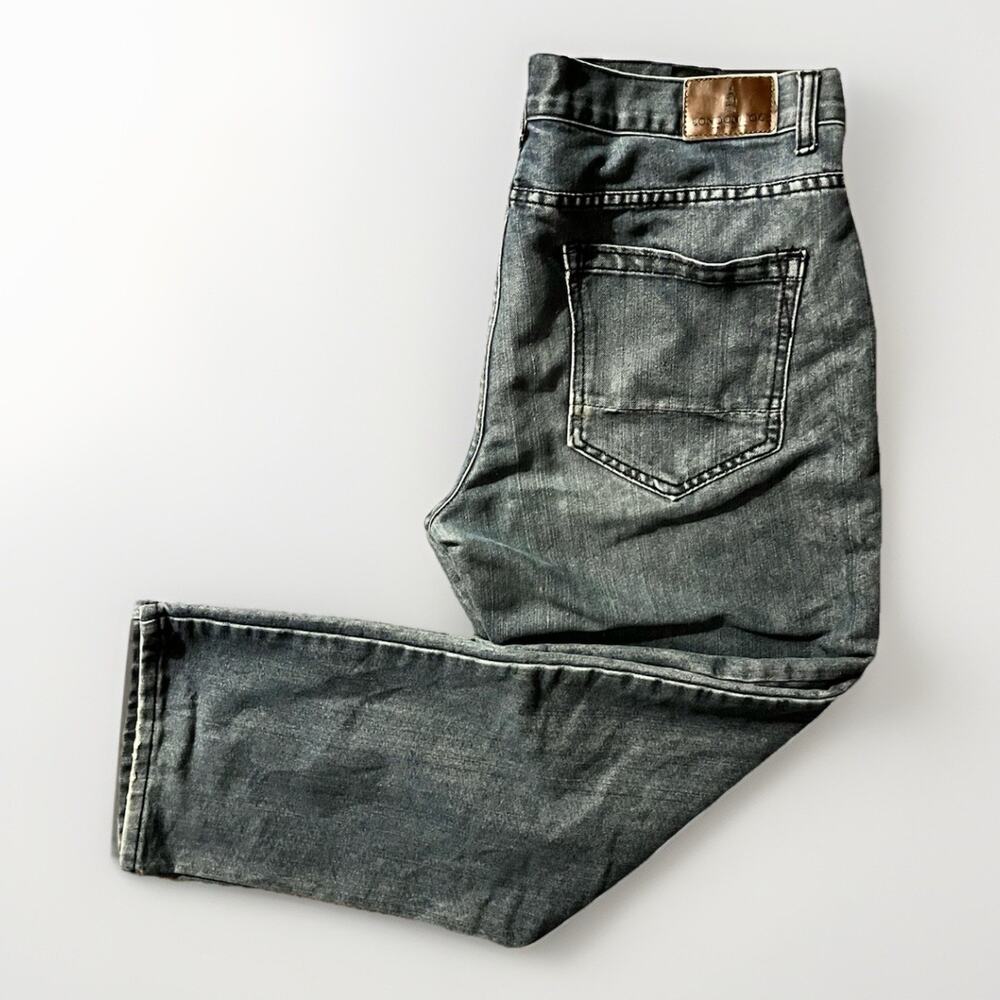 London Fog Men’s Jeans 36x30 Straight Leg Dark Wash Denim Classic Casual Pants